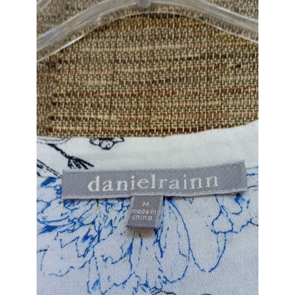 Daniel Rainn Off White Top Floral Print - Picture 2 of 4
